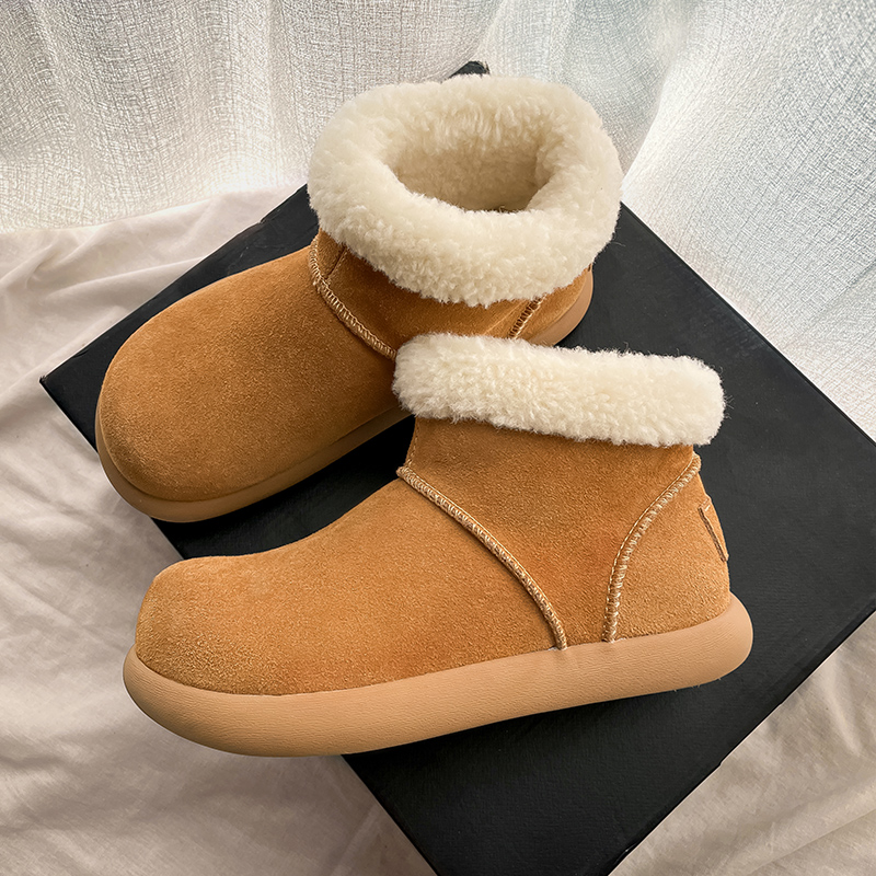 卷毛小土豆雪地靴男女冬季新款