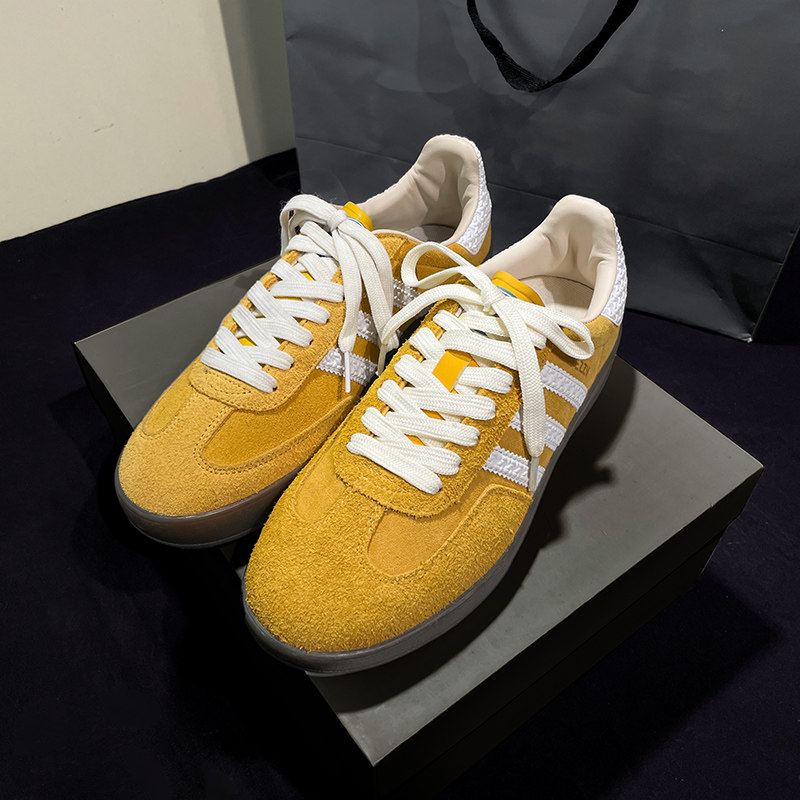 复古红色德训鞋男款女2025