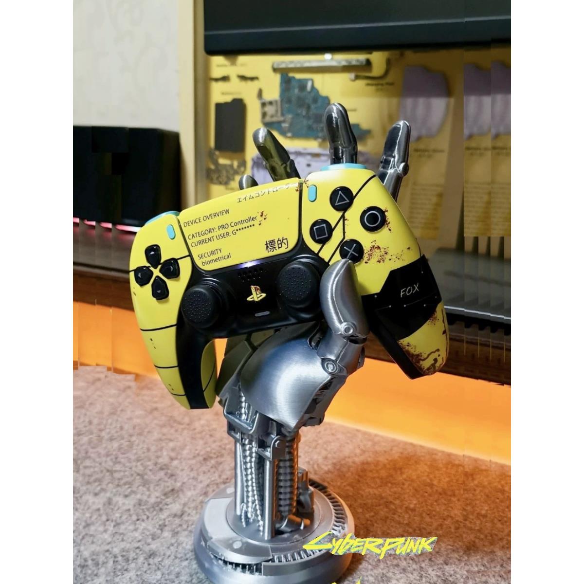 赛博朋克机械手加权优化手柄支架2077约翰逊银手外围Xbox Ps4 Ps5