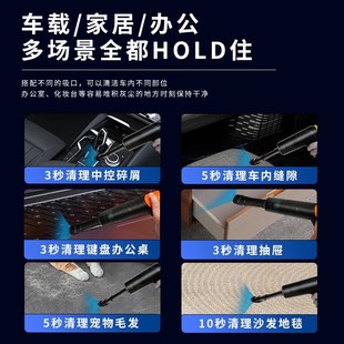干湿两用车用吸尘器大吸力手持车载无线吸尘Y器厂家直销