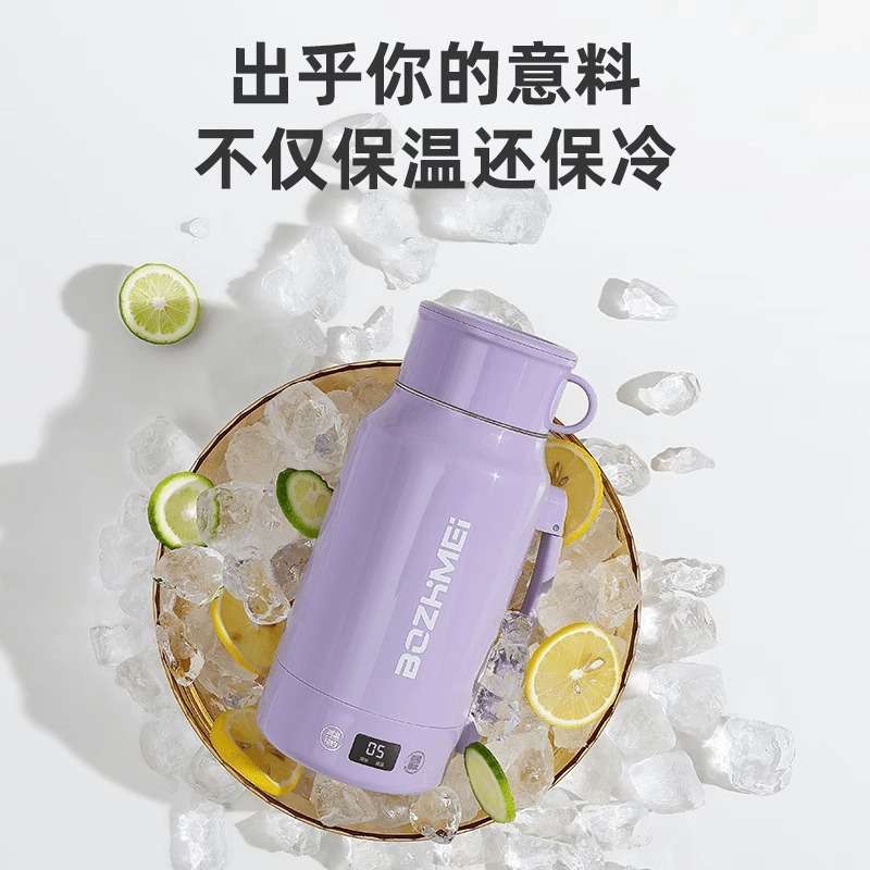 博至美烧水杯电热杯大容恒温加热电烧水壶保温三八节烧水壶旅行专