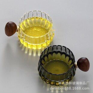 拿X铁杯男女茶杯 耐高温水杯子手冲咖啡玻璃器具家用分享冰美式