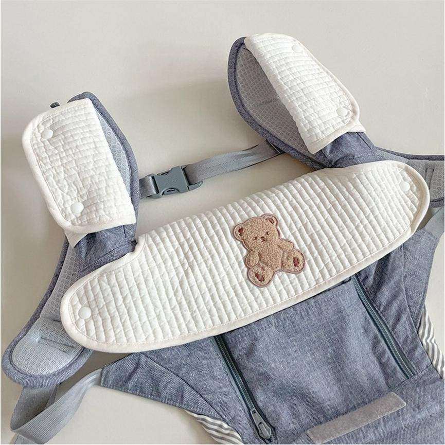 ins韩国婴儿背带防咬口水巾护肩带纯棉保护套腰凳防磨吮吸巾,婴童用品,背带/背袋,淘宝优惠券,粉丝福利购,淘宝优惠卷