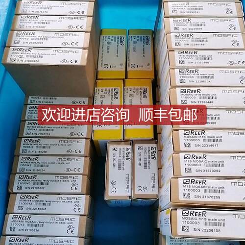 REER 安全继电器 M1S 1100003,MI16 1100021,MOR4S8  1100询价