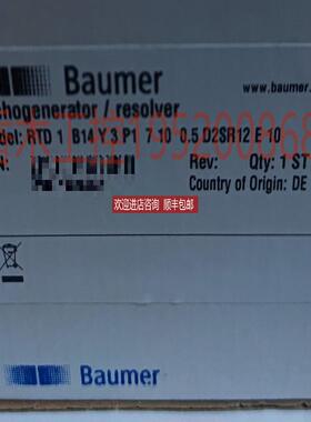 Baumer堡盟编码器RTD1B14Y3P17100.5D2SR12E10询价