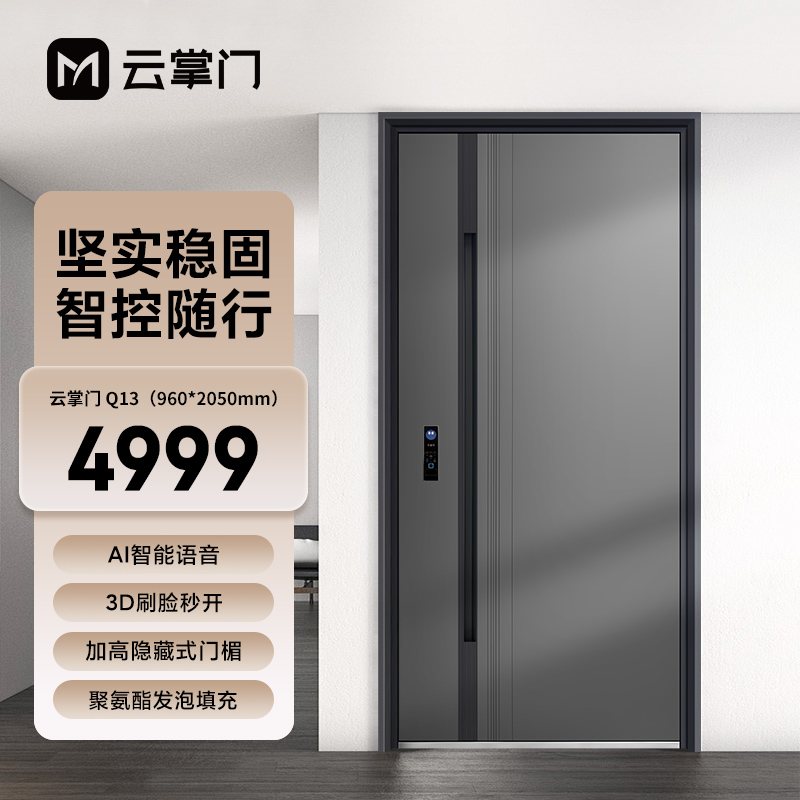 云掌门智能门Q13家用防盗门进户门单门