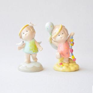 天使小女孩摆件创意家居装 出口西班牙可爱 饰少女心可爱桌面摆设