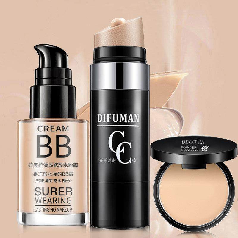 【bb霜+定妆粉饼+CC棒】化妆品套装全套正品美白控油彩妆套装学生,鲜花速递/花卉仿真/绿植园艺,洒水/浇水壶,淘宝优惠券,粉丝福利购,淘宝优惠卷