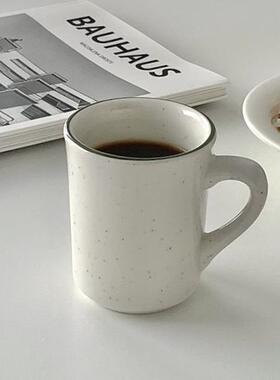 On the table - 绿色芝麻釉系列陶瓷马克杯 陶瓷水杯 咖啡杯250ml