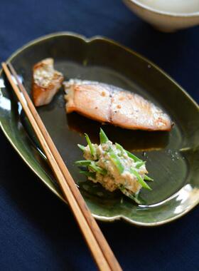 包邮日本制Studio M'复古日式陶瓷海棠型甜品盘料理点心菜碟