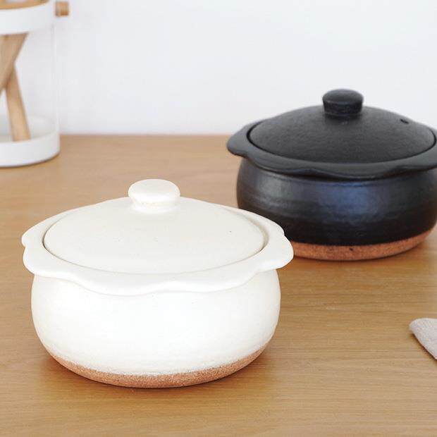 包邮日本制进口信乐烧耐热陶瓷花型土锅焖炖砂锅焗饭碗拉面钵深盘