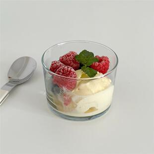 On the table - 进口无铅钢化玻璃杯阿芙佳朵冰淇淋杯 酸奶燕麦杯