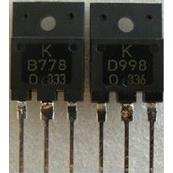 进口拆机 B778 D998  2SB778 2SD998 功放大功率配对管 一对3.0元