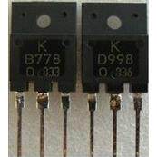 进口拆机 B778 D998  2SB778 2SD998 功放大功率配对管 一对3.0元