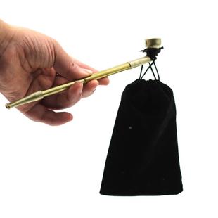 伸缩老式长烟斗铜烟斗长柄旱烟锅子旱烟杆烟丝烟叶用烟枪道具过滤