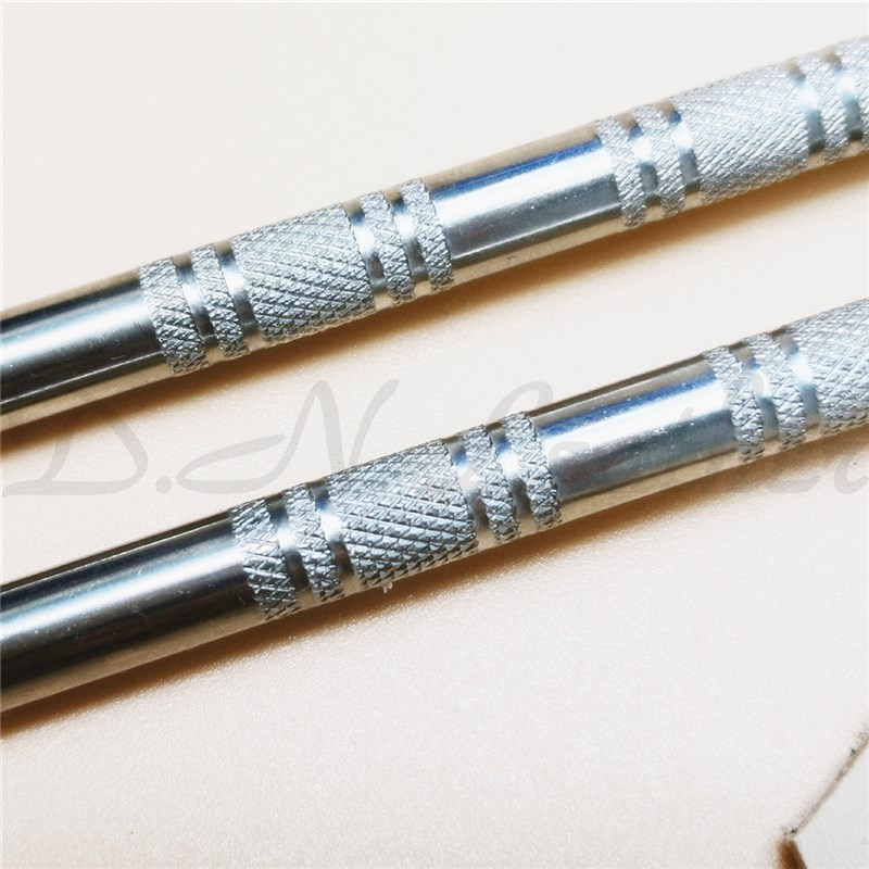 双头边油笔 皮革皮具两用上边油神器封边不锈钢杆纯黄铜头带轴承