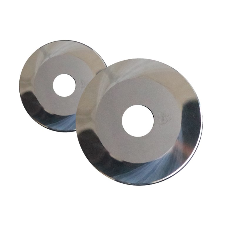 圆刀片钨钢平圆刀分切圆形刀片纸管精切机刀片硬质合金捆条机刀片