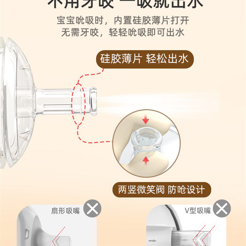 热销适用6.0口径m吸管杯学饮杯儿童水杯硅胶配件吸嘴奶嘴吸管重力