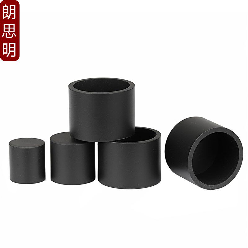 热销软硅胶套耐高温圆形钢管塑料套管G橡胶防撞盖帽万能管套圆管