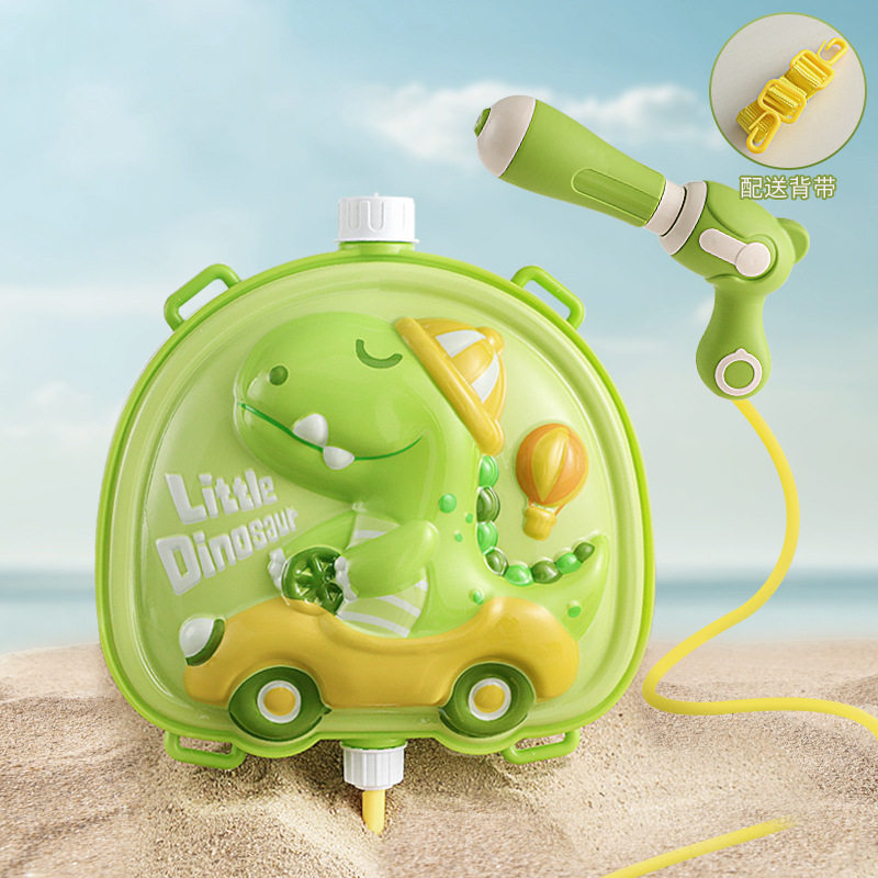 儿童背包水枪玩具厂价抽拉式呲水枪沙滩打水仗戏水玩具喷水枪
