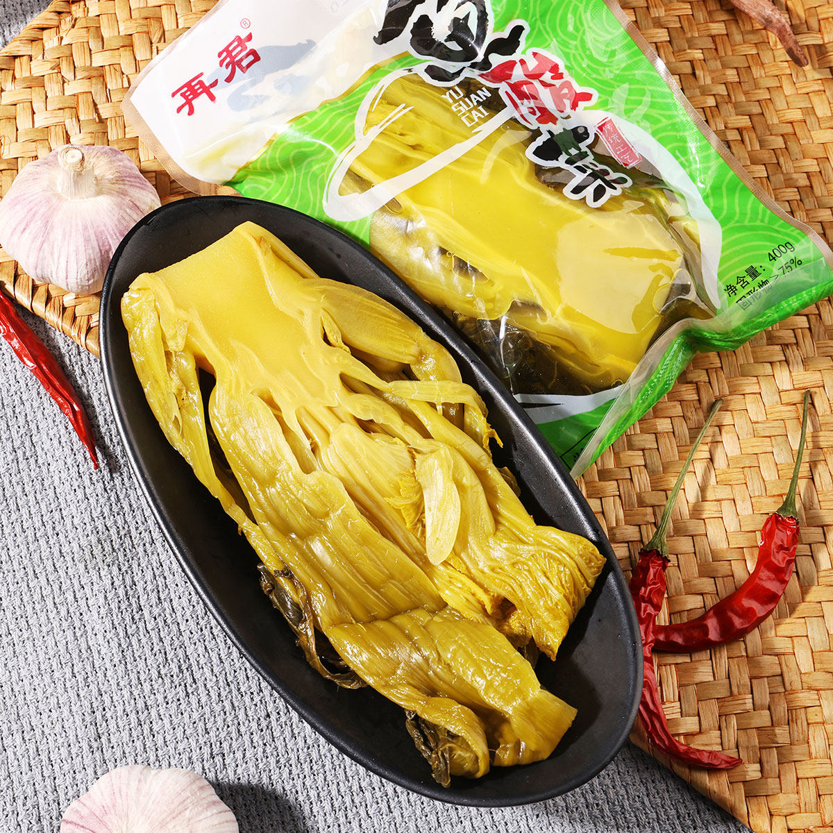 再君老坛正宗鱼酸菜小包装400g