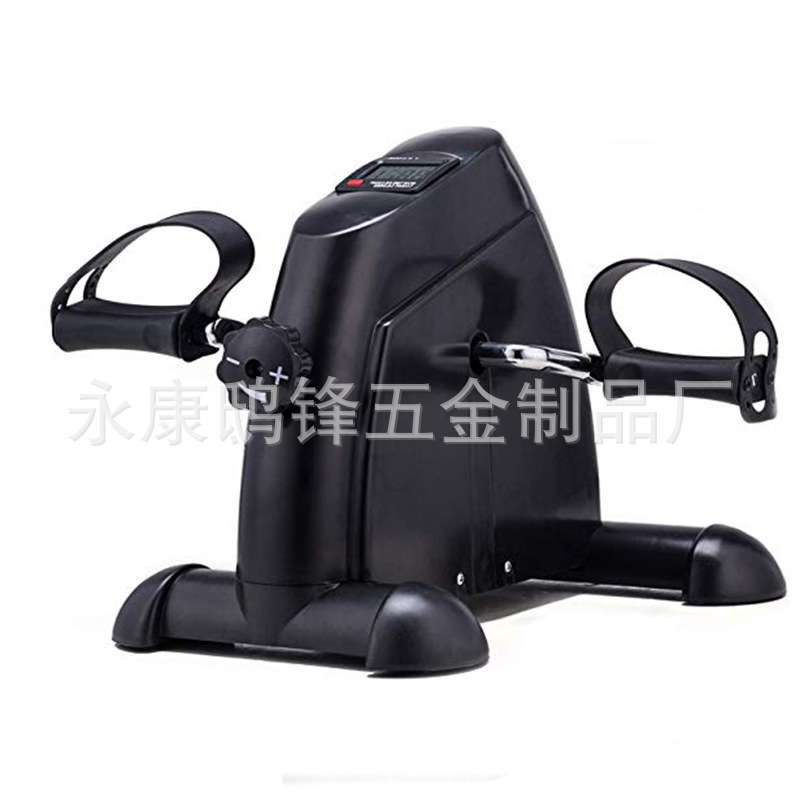 迷你健身车老年上下肢康复锻炼器材家用办公室黑色康复脚踏车现货