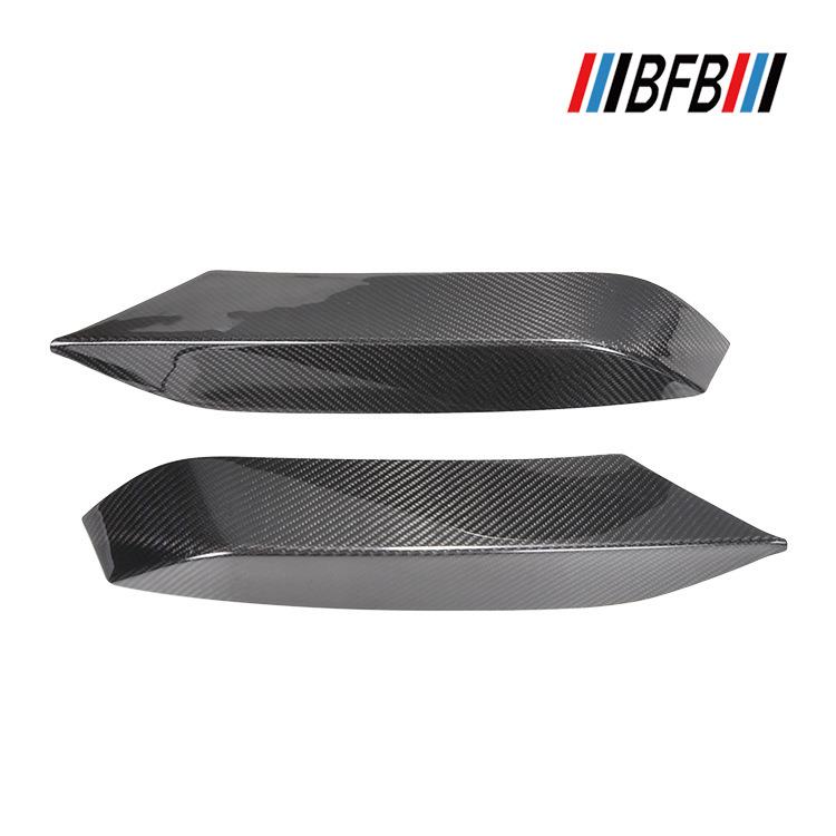 适用于宝马M4F82M3F80碳纤维前杠上包角进气口上饰条前扰流