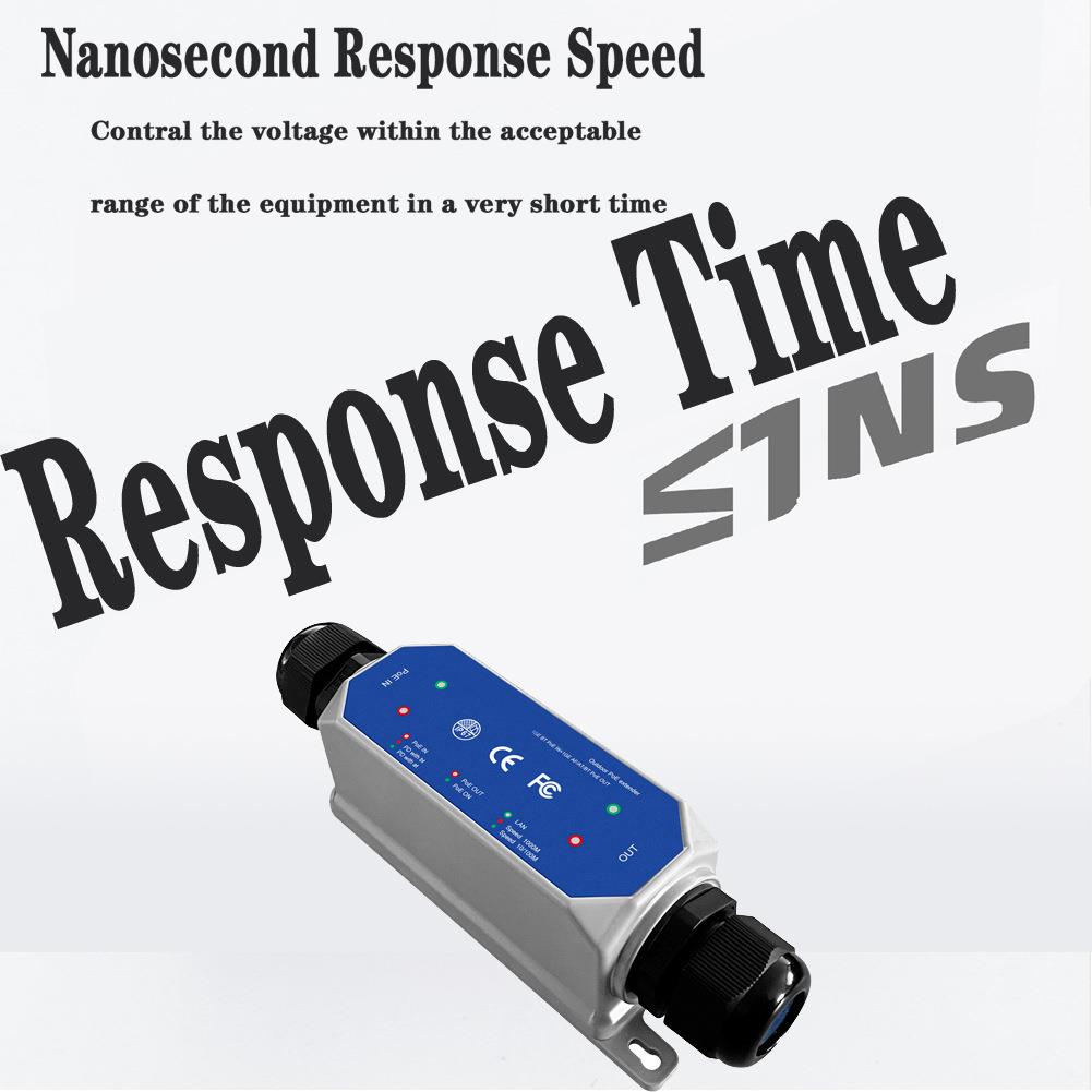 1to1IP67outdoorpoeextender90W,100/1000/2500M/10Goptiona