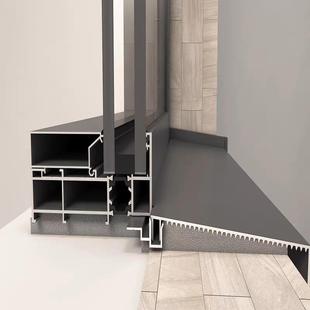 定制外窗台板铝合金防水降噪套线飘窗台面加宽板包边系统窗台板