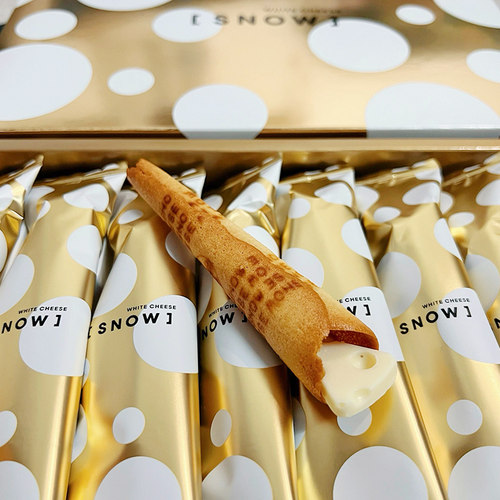 【顺丰】日本进口snow cheese芝士奶油夹心蛋卷高端零食伴手礼盒