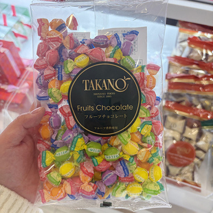 日本原装进口takano水果巧克力多种口味银座新宿高野零食糖果代购