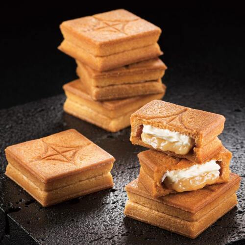 现货PRESSBUTTERSAND夹心饼干