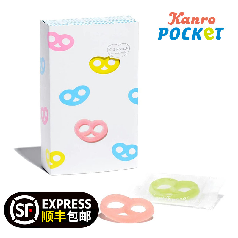 【日本代购】原宿kanro蝴蝶结软糖琥珀糖网红糖果零食伴手礼盒
