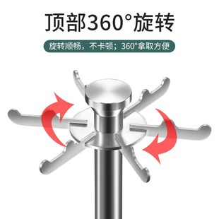 厨具架旋转厨房置物架304不锈钢挂架G家用锅铲汤勺收纳架厂家直销
