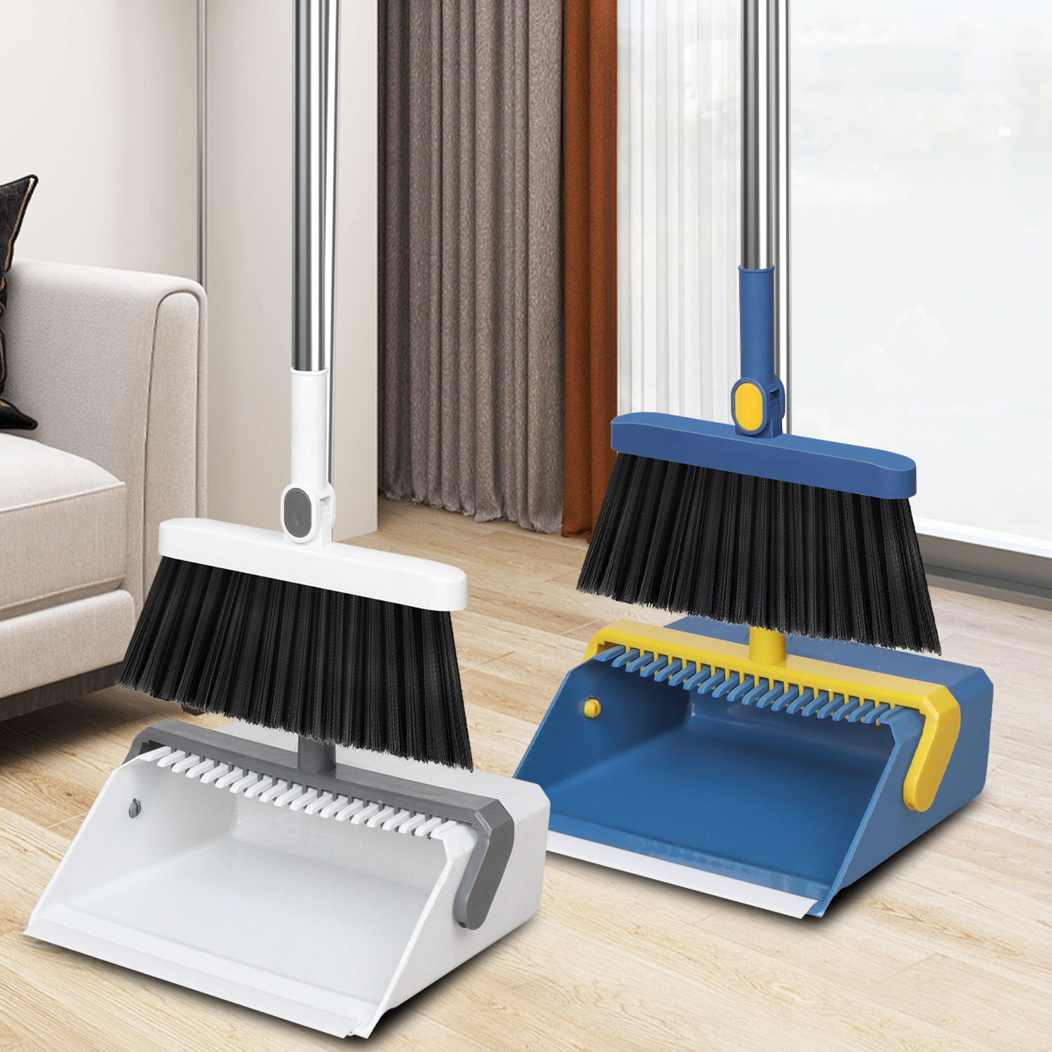 工厂加大扫把套装家用清洁不笤帚簸箕沾折叠组合加厚扫帚毛发软毛,家庭/个人清洁工具,家政清洁保洁工具套装,淘宝优惠券,粉丝福利购,淘宝优惠卷