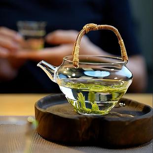 冷泡壶 北大史高端提梁公道杯耐热分茶器加厚玻璃绿茶泡茶器日式