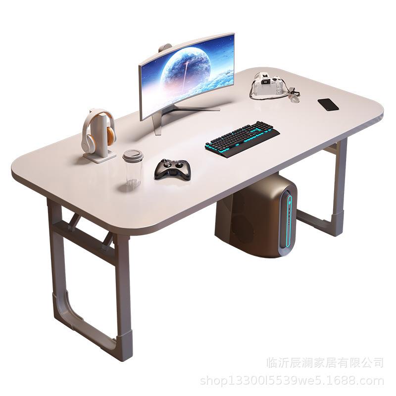 可折叠电脑桌台式书桌家用办工桌卧室小桌子简易学习桌长方形餐桌