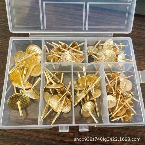 供热卖72只花片钉 圆形斜片钉石膏板挂钩 简易衣包扣钉钩挂