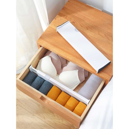 抽屉隔板 伸缩隔板 伸缩式抽屉隔板 收纳用品 创意家居用品