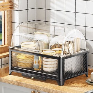 厨房柜置物架碗架沥水架DCU面碗碗筷家用多功能碗放台盘碗碟收纳