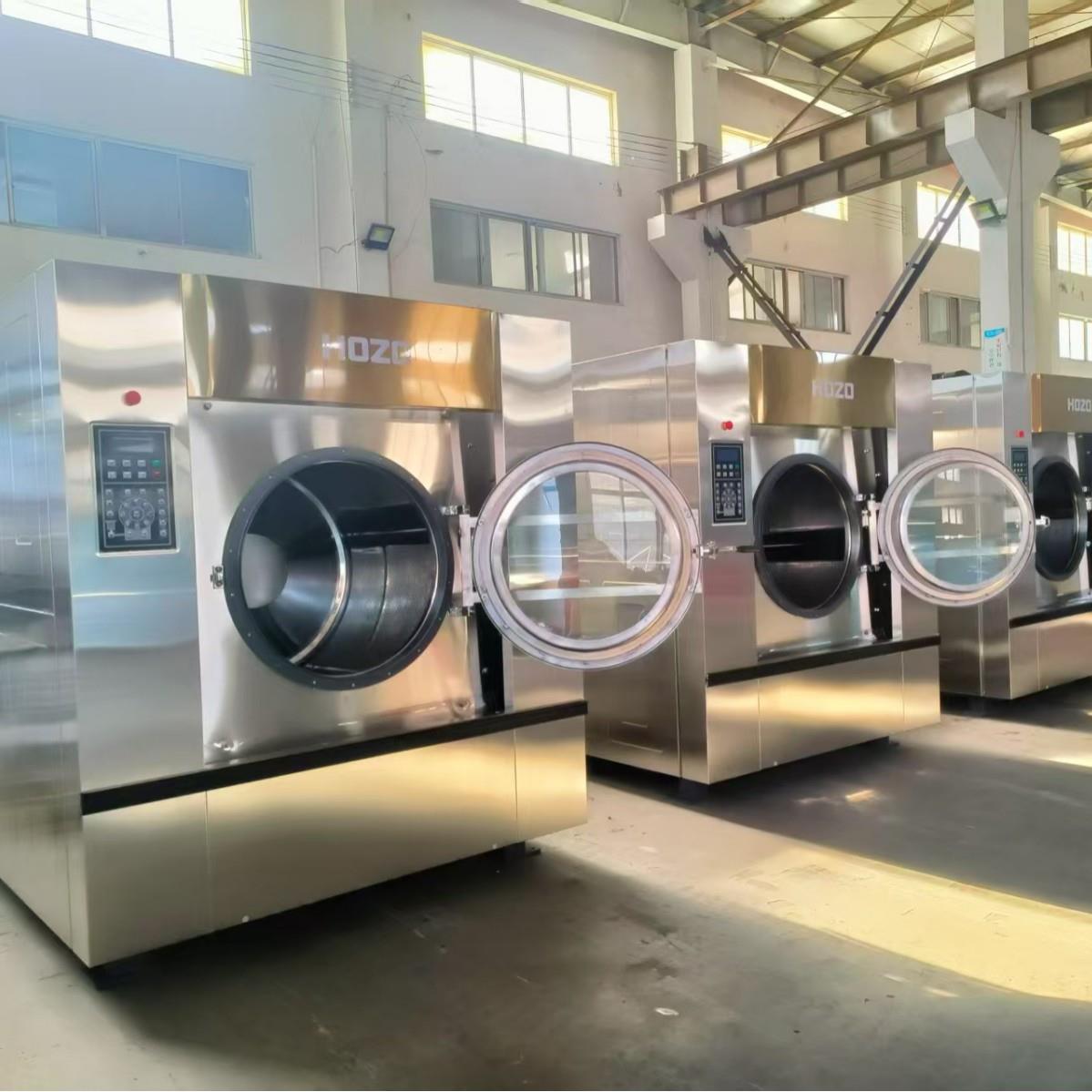 客段路局XGQ-100F洗衣房洗衣设运备100kg全动自洗脱机电热洗脱铁