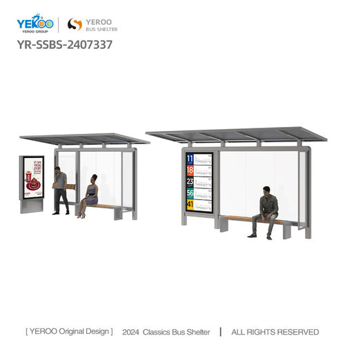 Wholesale Advertising Bus Stop Shelter from China Factory