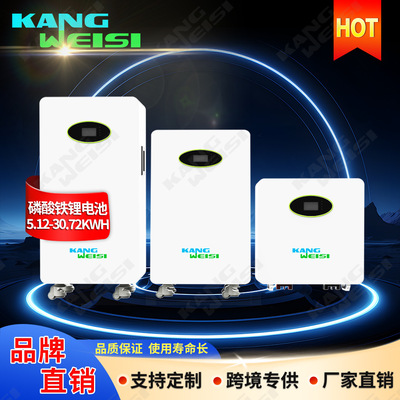 15kwh太阳能储能电池A级磷酸铁锂电池51.2v100-300ah光伏储能系统