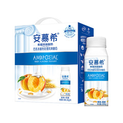 伊利牛奶 安慕希草莓/黄桃燕麦酸奶200gx10瓶 原箱