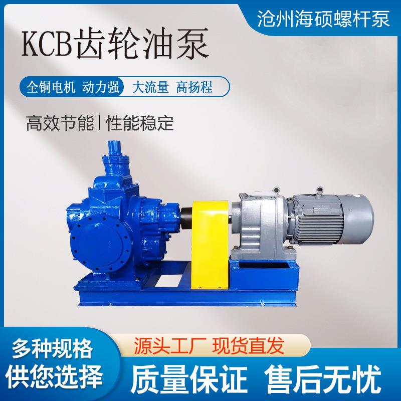 不锈钢齿轮油泵KCB齿轮油泵大流量柴油汽油耐高温腐蚀液压自吸泵