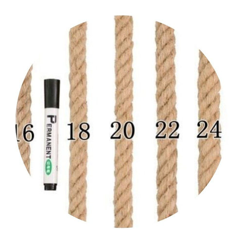 麻绳装饰水手工编织管绳猫爬捆绑绳细粗架河麻线绳照片825拔绳