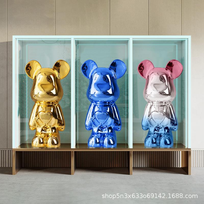 酒柜客厅视柜轻奢网红公饰仔熊华电摆设家奢OOB居装品