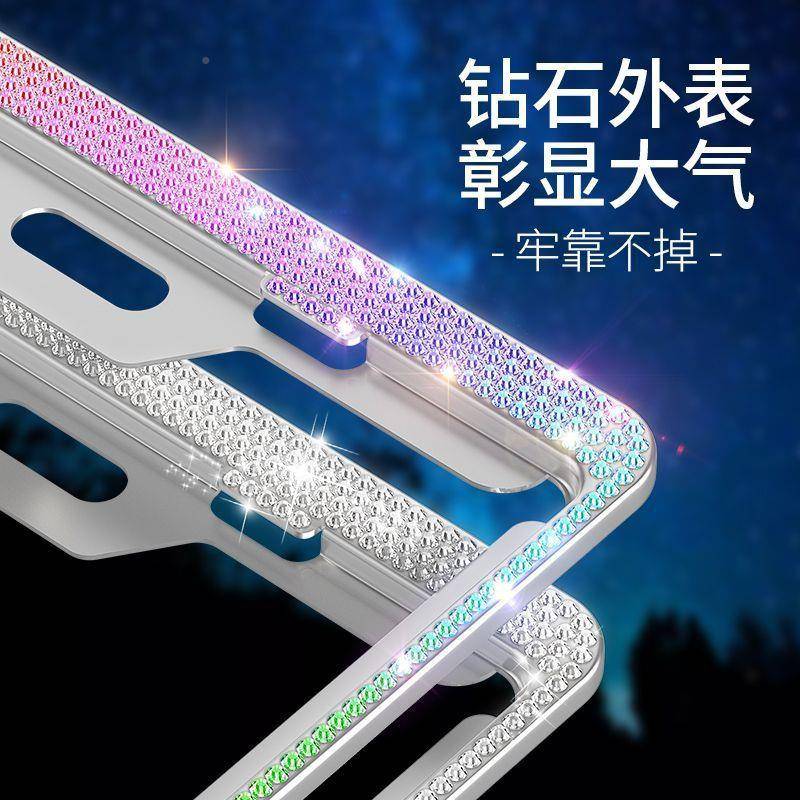 车牌边框镶车BKS牌钻石照保框新能源带水钻汽车牌框架车牌架护框