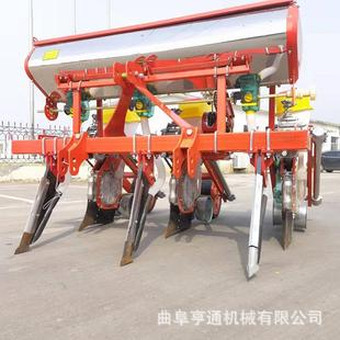 玉米播种机农用四行水果玉米播种机四轮车带精播机 襄阳市悬浮式