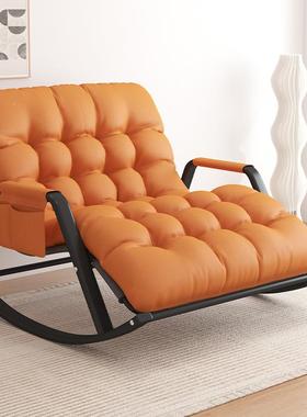 网红懒人沙发单人双人睡可躺摇发椅奢客轻厅沙椅简约87752休闲椅